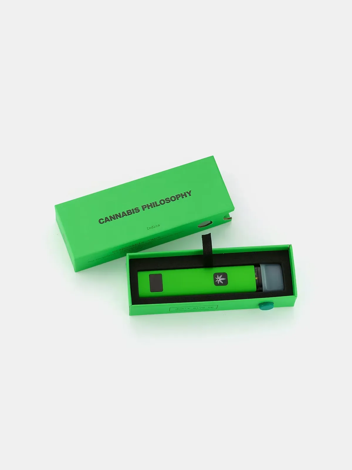cannabis philosophy — disposable vape box