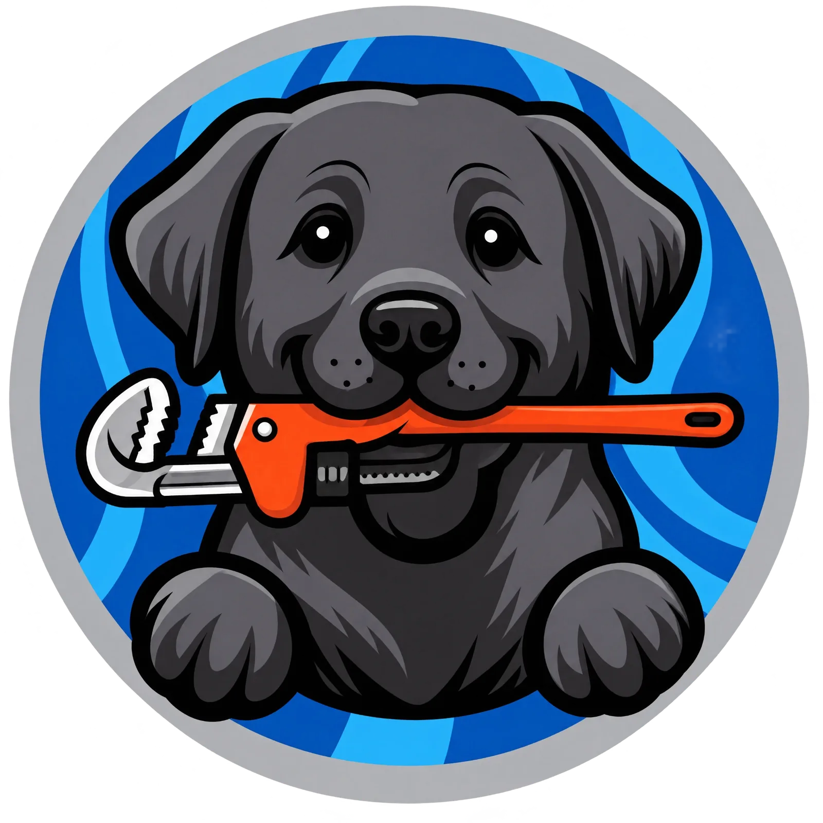 optimum plumbing & heating — the mascot badge