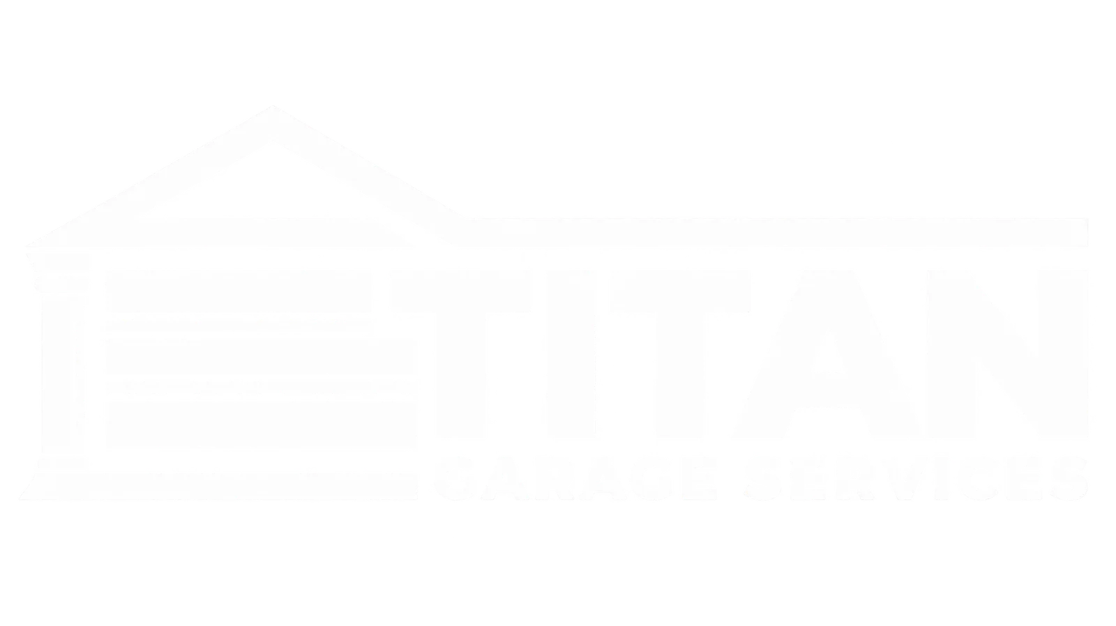 titan garage services — one color: white