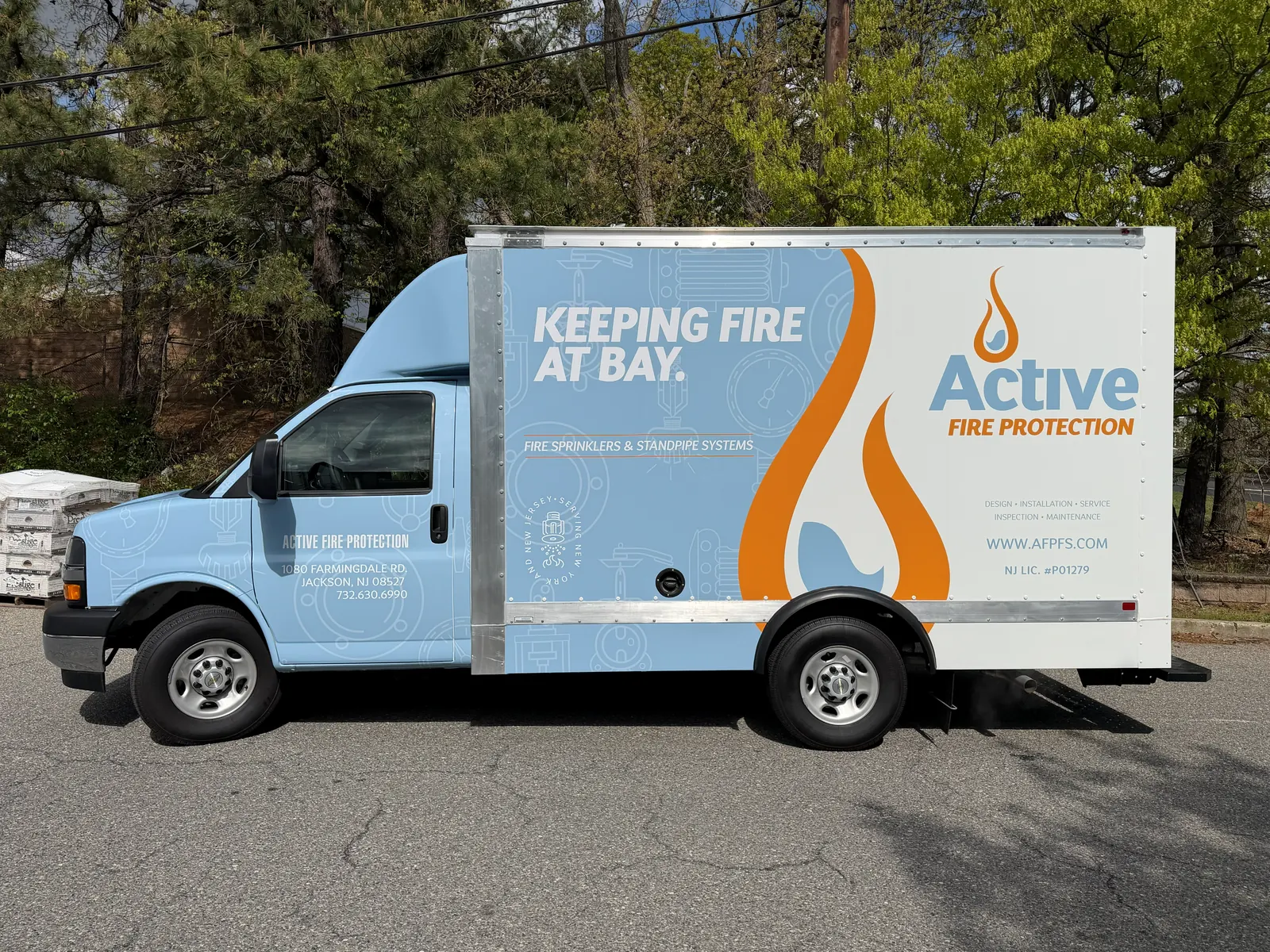 ACTIVE FIRE PROTECTION full wrap — driver side