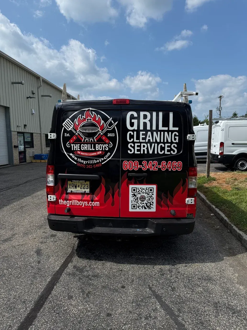 THE GRILL BOYS partial wrap — rear doors