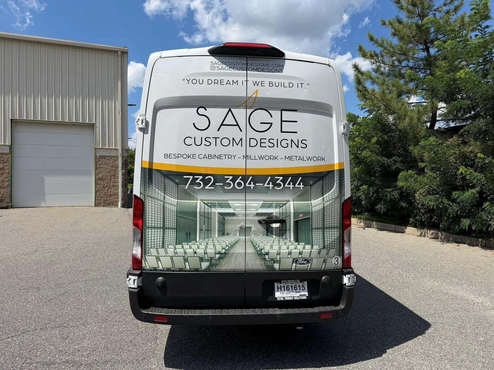 SAGE CUSTOM DESIGNS partial wrap — rear doors