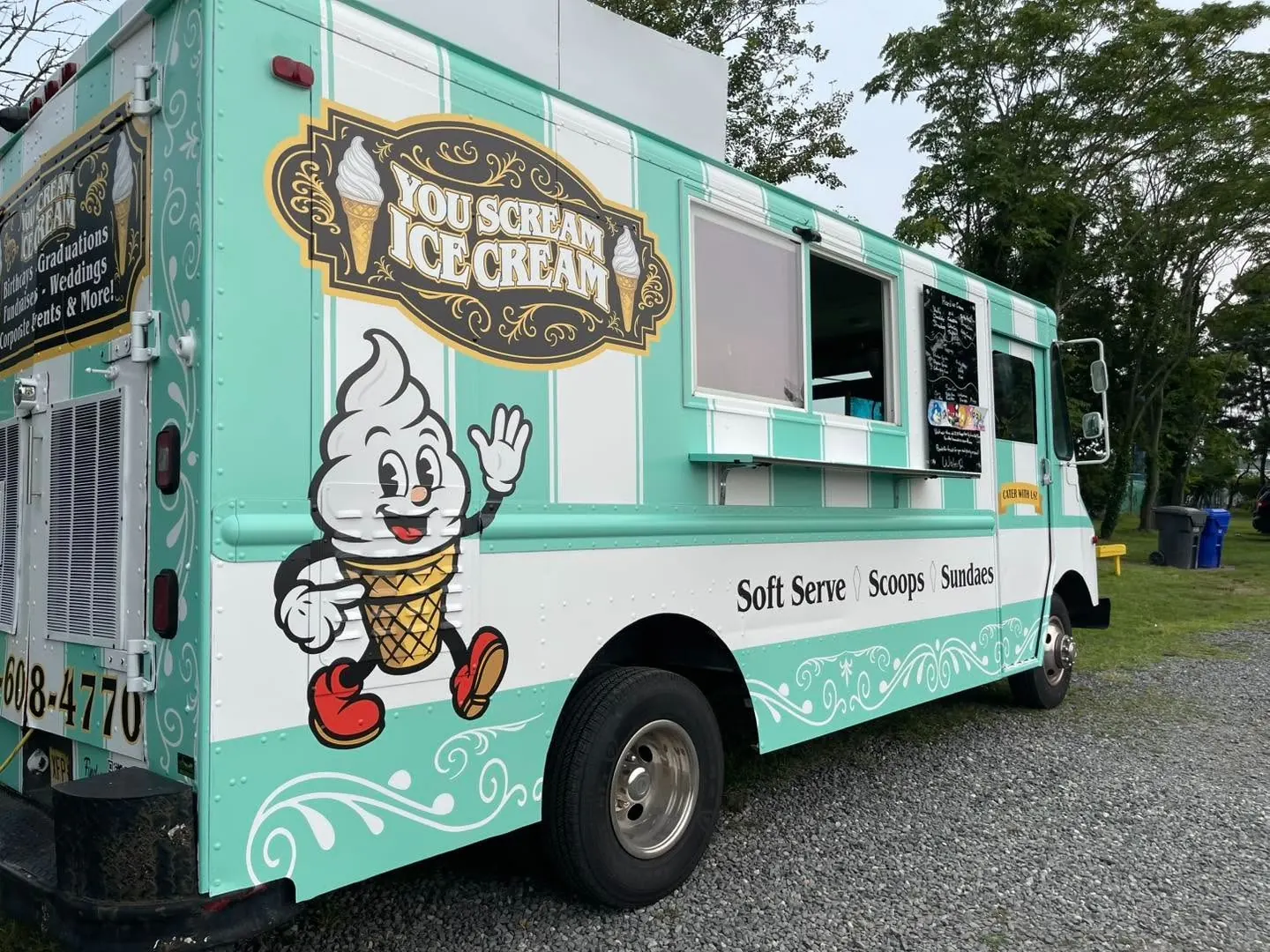 YOU SCREAM ICE CREAM full wrap — rear three-quarter
